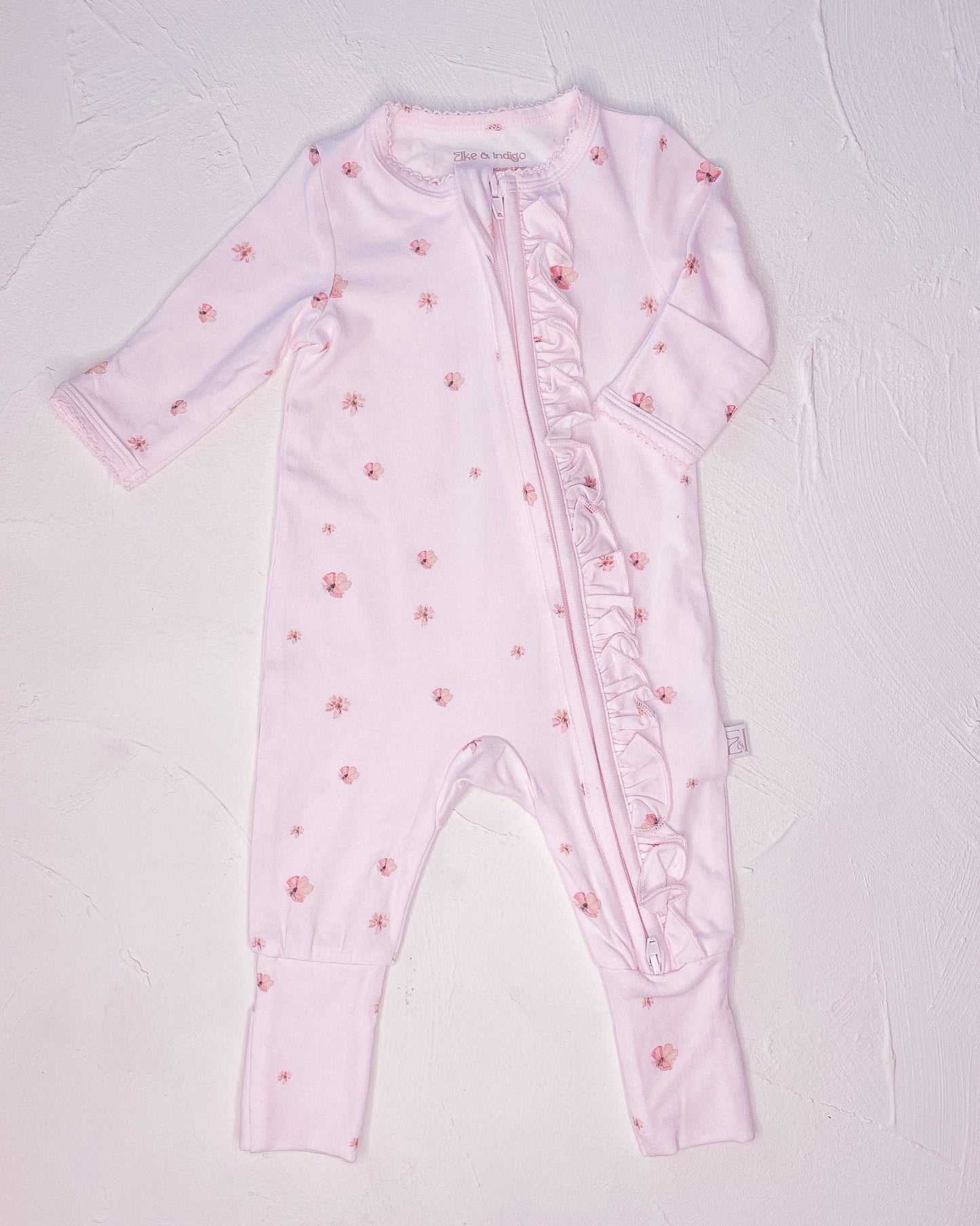 Elke & Indigo - Bamboo/Organic Cotton Oakleigh Onesie - Blossom