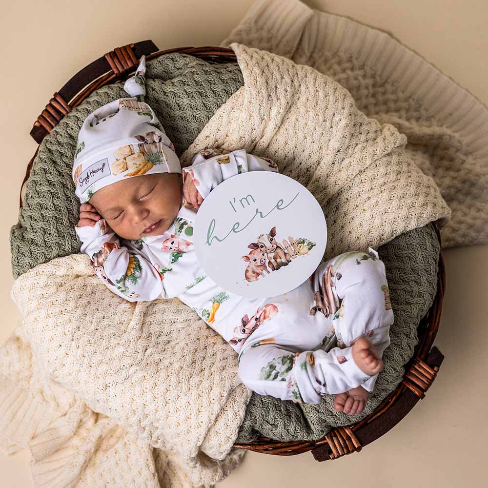 Snuggle Hunny - Farm Organic Growsuit