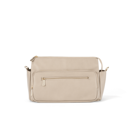 OiOi - Multitasker Pram Caddy 2.0 - Oat Vegan Leather