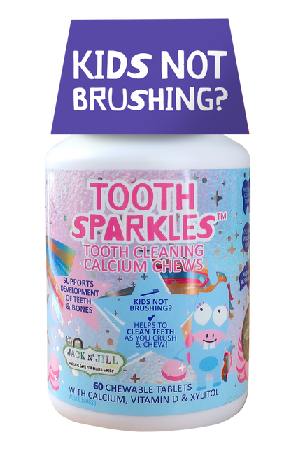 Jack N' Jill Kids - Tooth Sparkles 60 pack - Tooth Cleaning chews