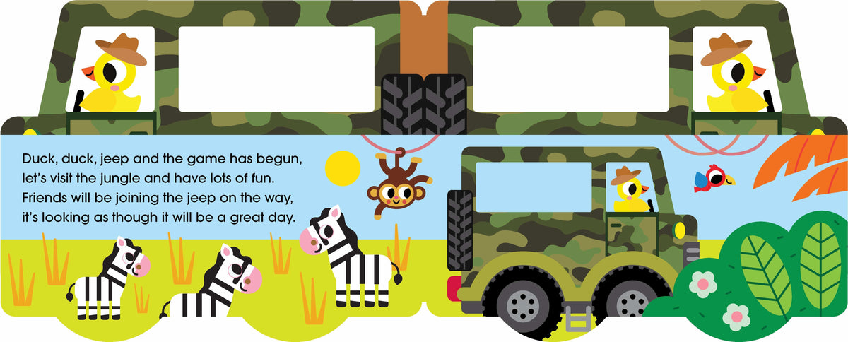 Jeep in the Jungle interior spread