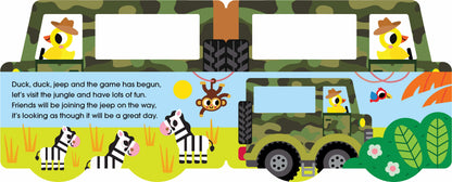 Jeep in the Jungle interior spread