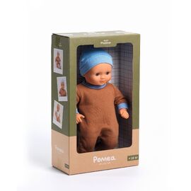 32 cm Pomea Machine Washable Praline Soft Body Doll