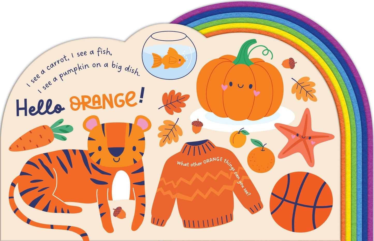 Hello Rainbow interior spread