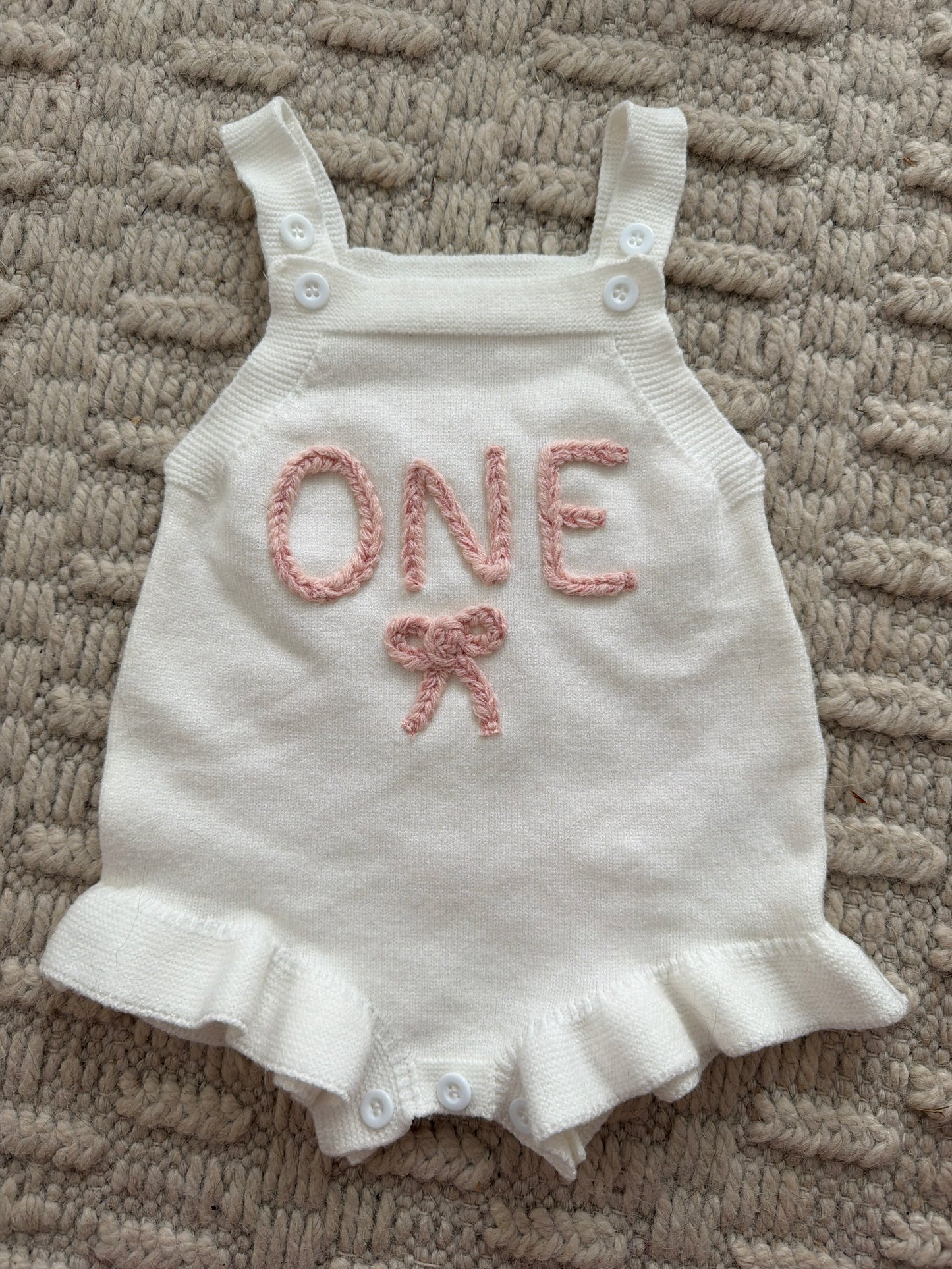 One - First Birthday Romper