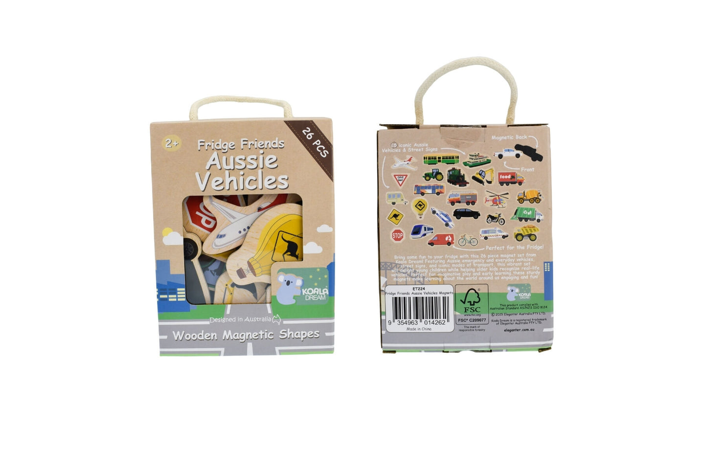 Koala Dream - Fridge Friends Aussie Vehicles Magnets - 25 Pcs