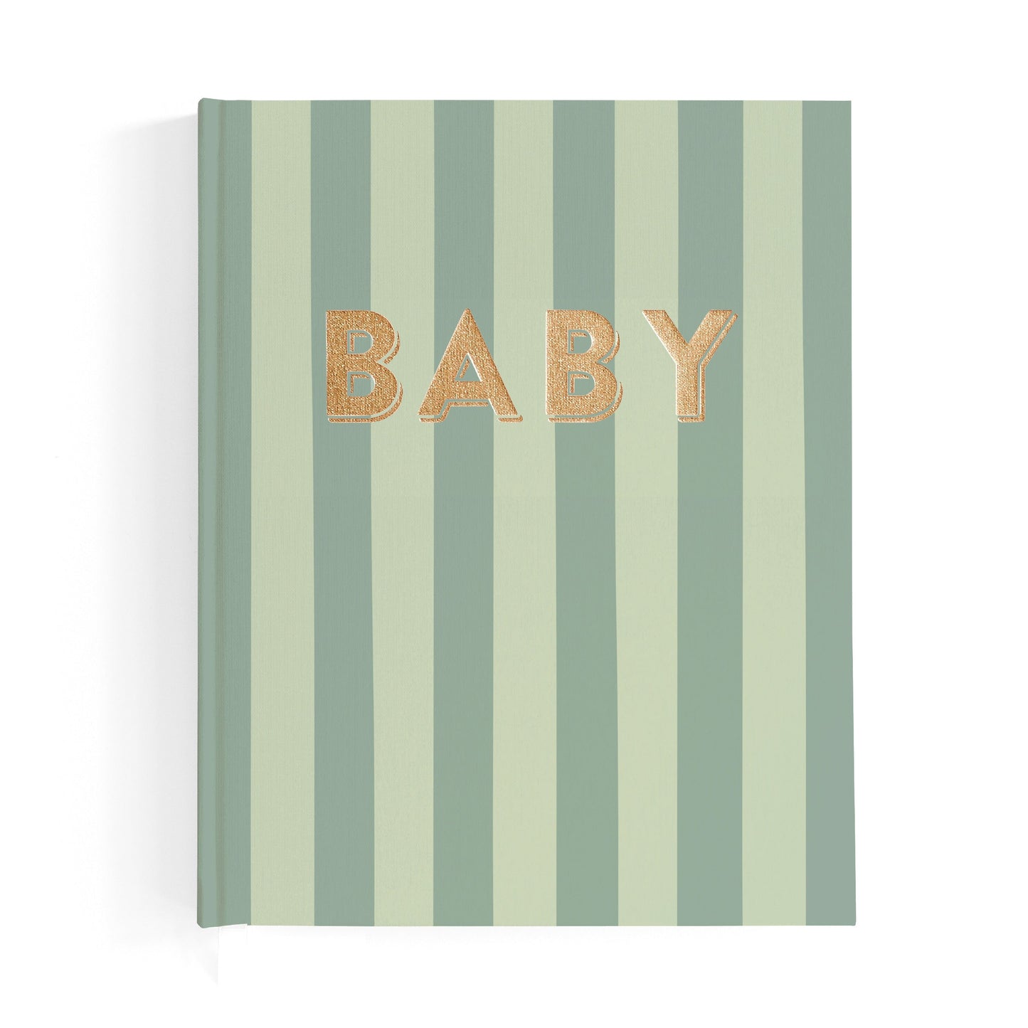 Fox & Fallow - Baby Book Sage Stripe - 3rd Edition
