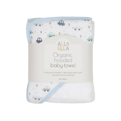 All4Ella - Hooded Towel - Beep Beep