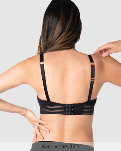 Ambition T-Shirt Nursing Bra - Black