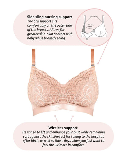Warrior 2.0 Multifit Nursing Bra - Bronze