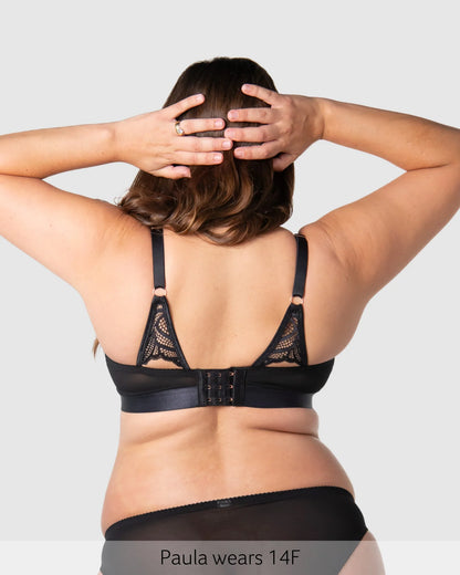 Warrior 2.0 Multifit Nursing Bra - Black