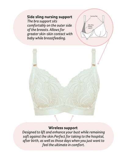 Warrior 2.0 Multifit Nursing Bra - Ivory