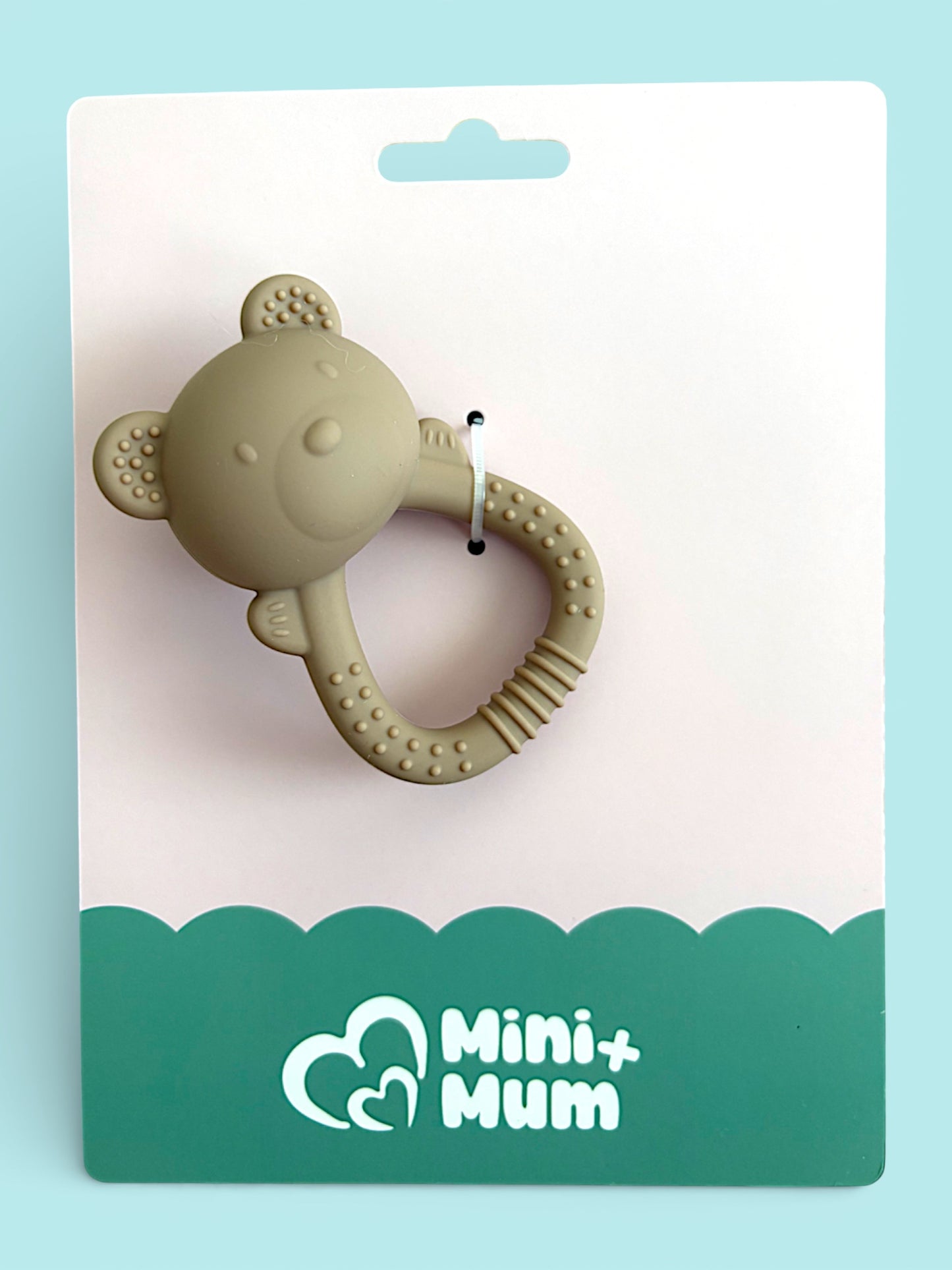 Baby Bear Silicone Teething Rattle