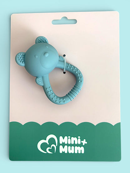 Baby Bear Silicone Teething Rattle