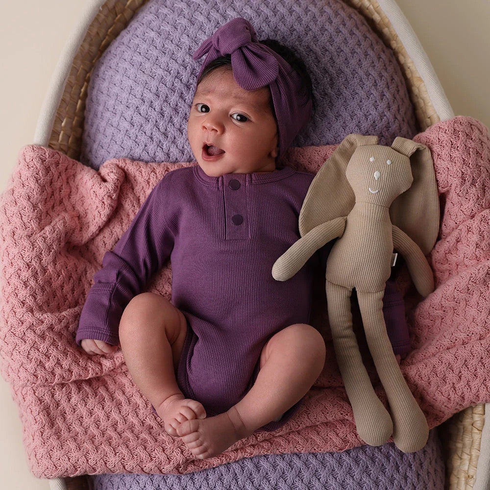 Mulberry Rib L/S Bodysuit