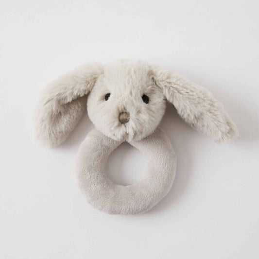 Jiggle & Giggle - Grey Bunny Rattle