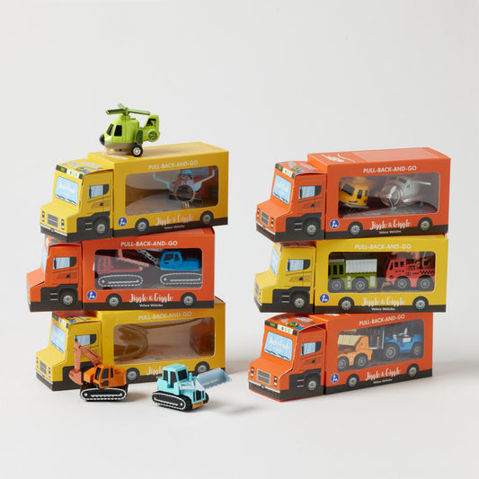 Jiggle & Giggle Veloce Vehicles Pullback Set of 2