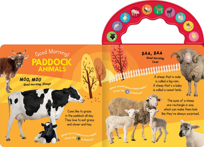 Good Morning On the Farm sound panel detail