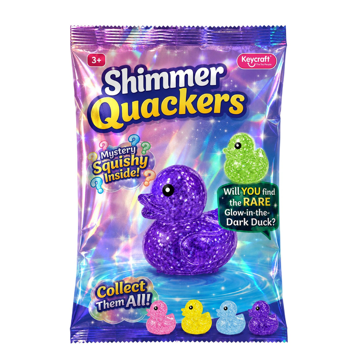 Keycraft - Shimmer Quackers Mystery Squish