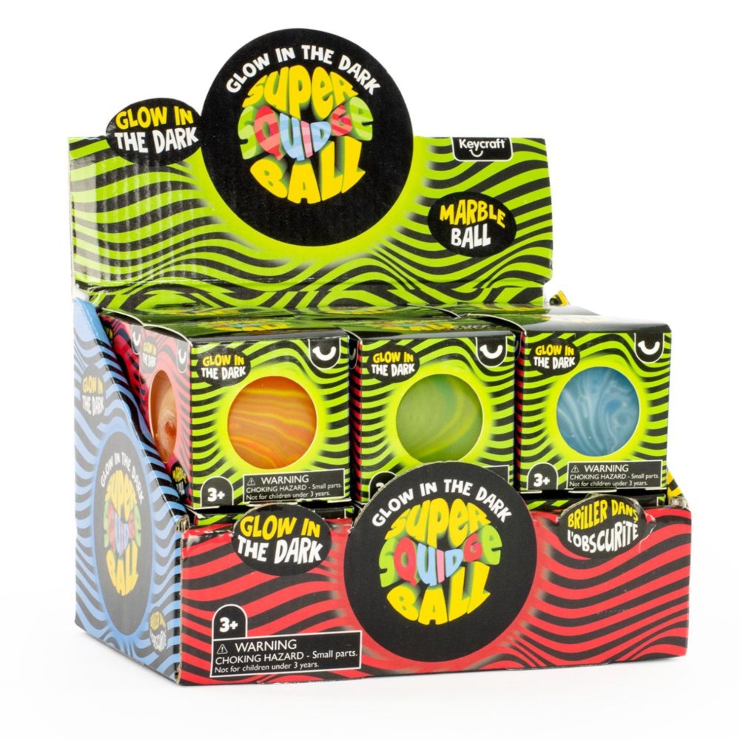 Keycraft Glow in the Dark Super Squidge Ball