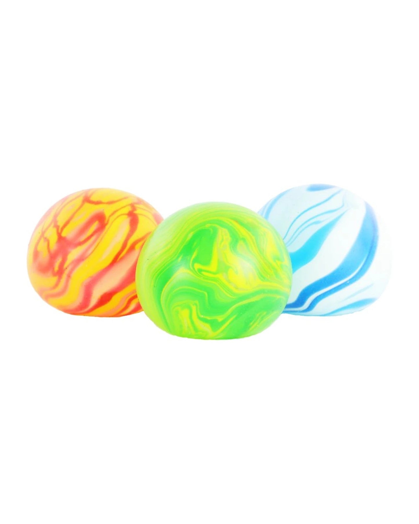 Keycraft Glow in the Dark Super Squidge Ball glowing