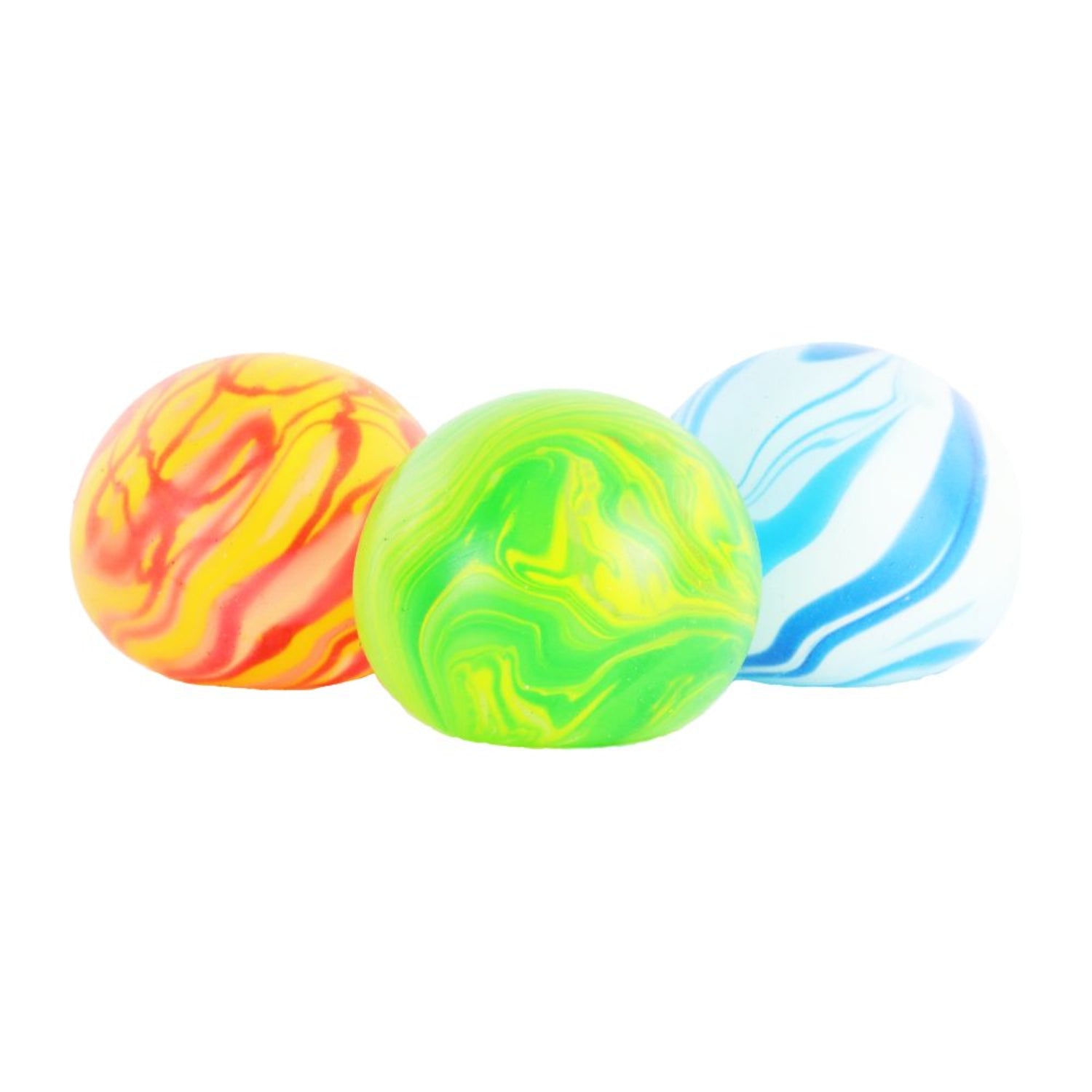 Keycraft Glow in the Dark Super Squidge Ball - group shot