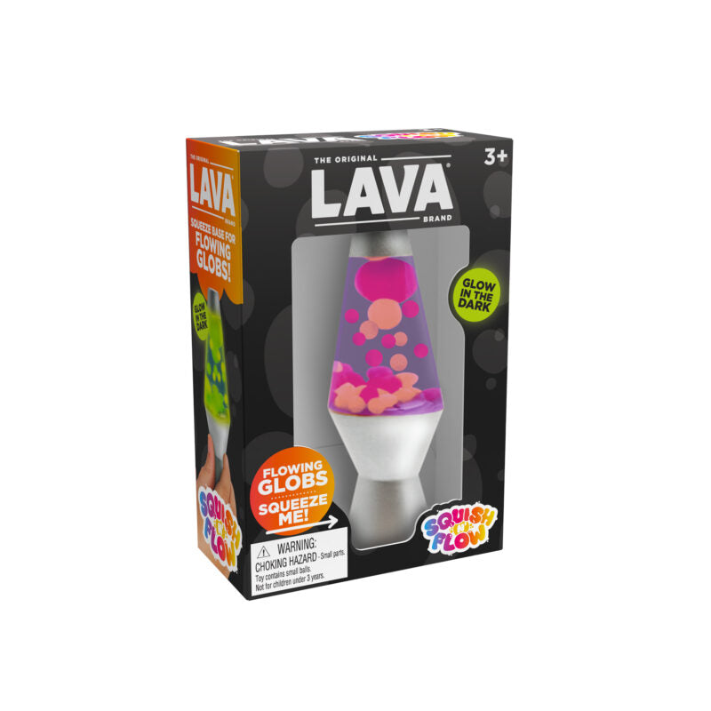 Schylling LAVA Squish N Flow mini lava lamp sensory toy assorted colours