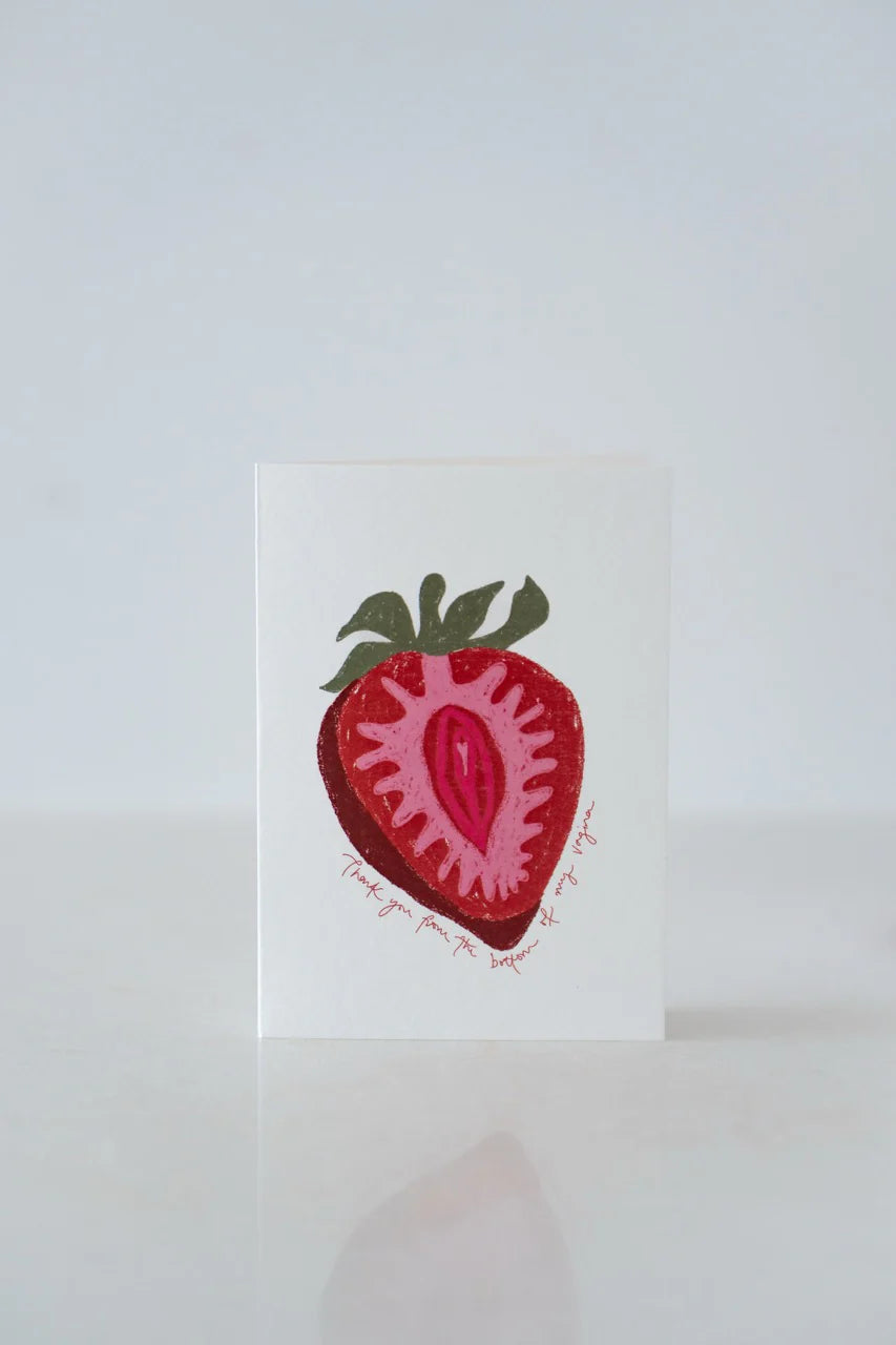 &honey - Midwife Card - Thank You From the Bottom of my Vagina