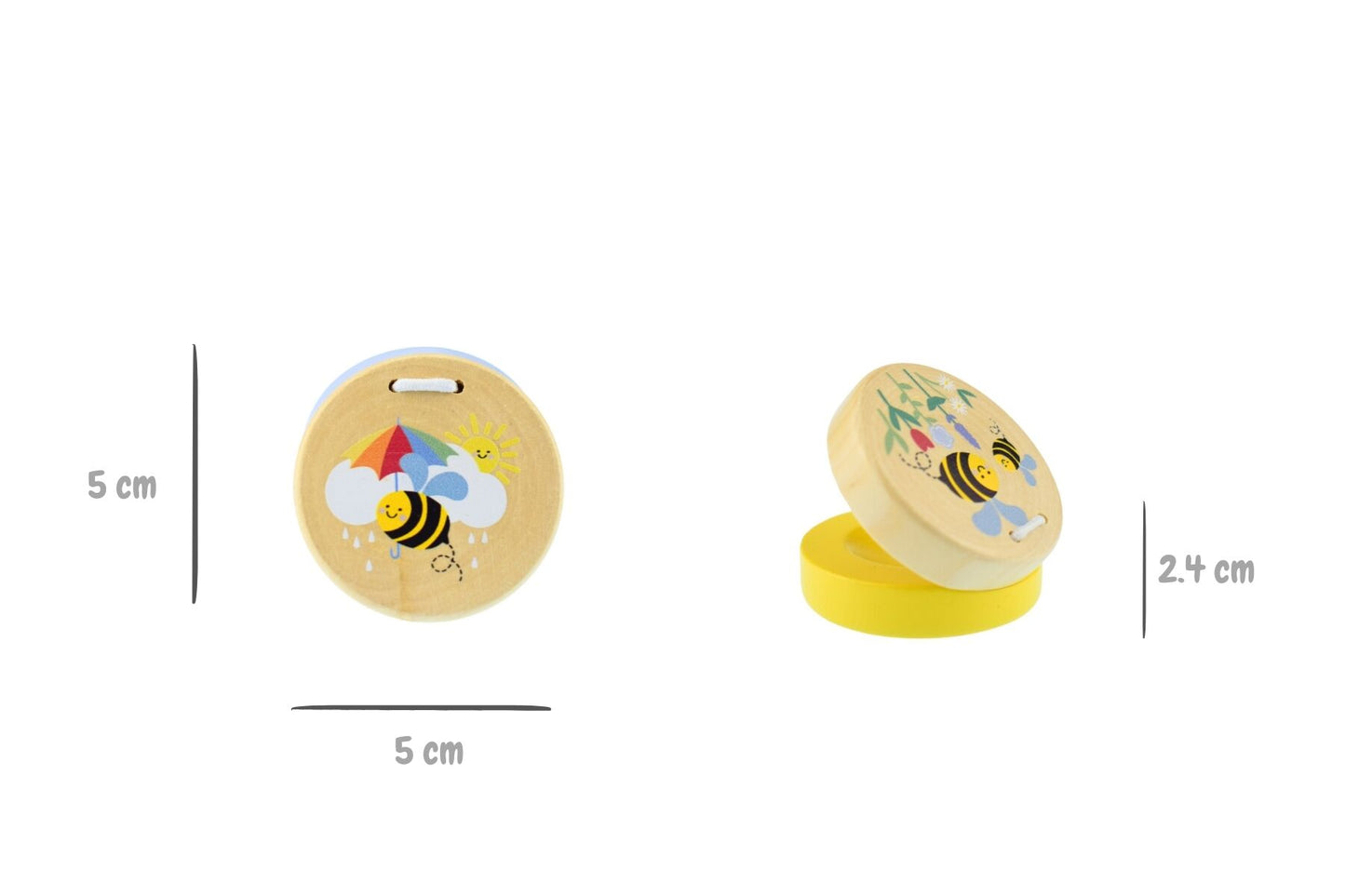 Koala Dream - Buzzy Days Bee Wooden Castanets