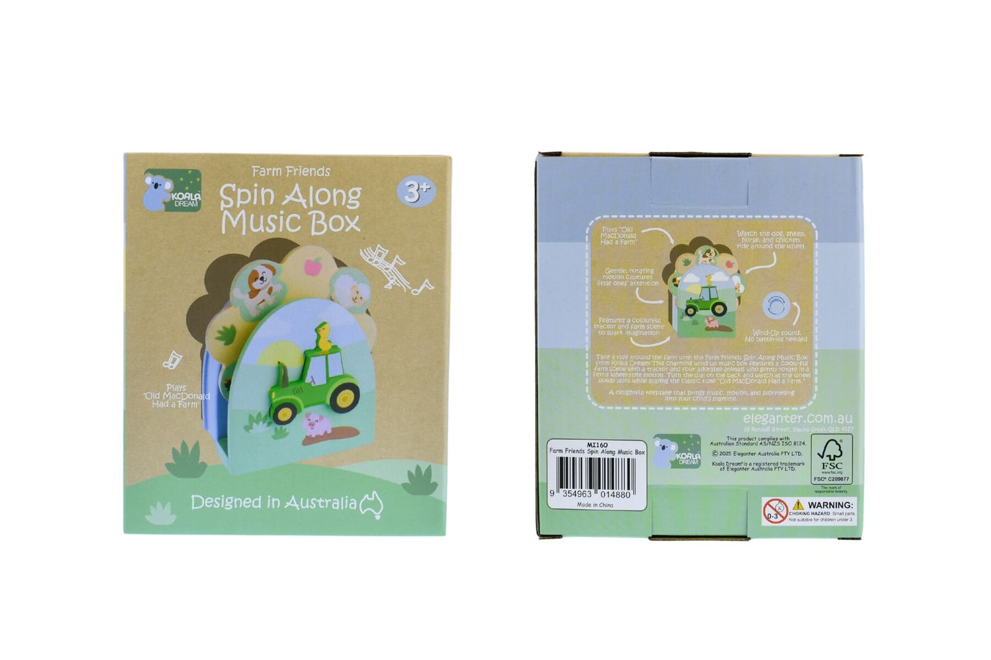 Koala Dream - Farm Friends Spin Along Music Box