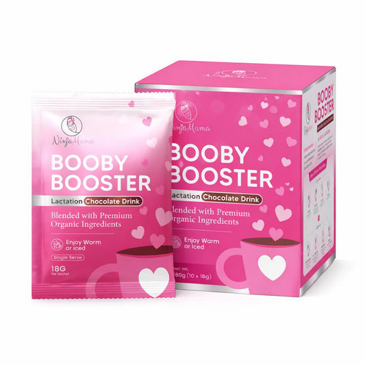 Ninja Mama - Booby Booster® Deluxe Organic Lactation Chocolate Drink Hot Or Iced