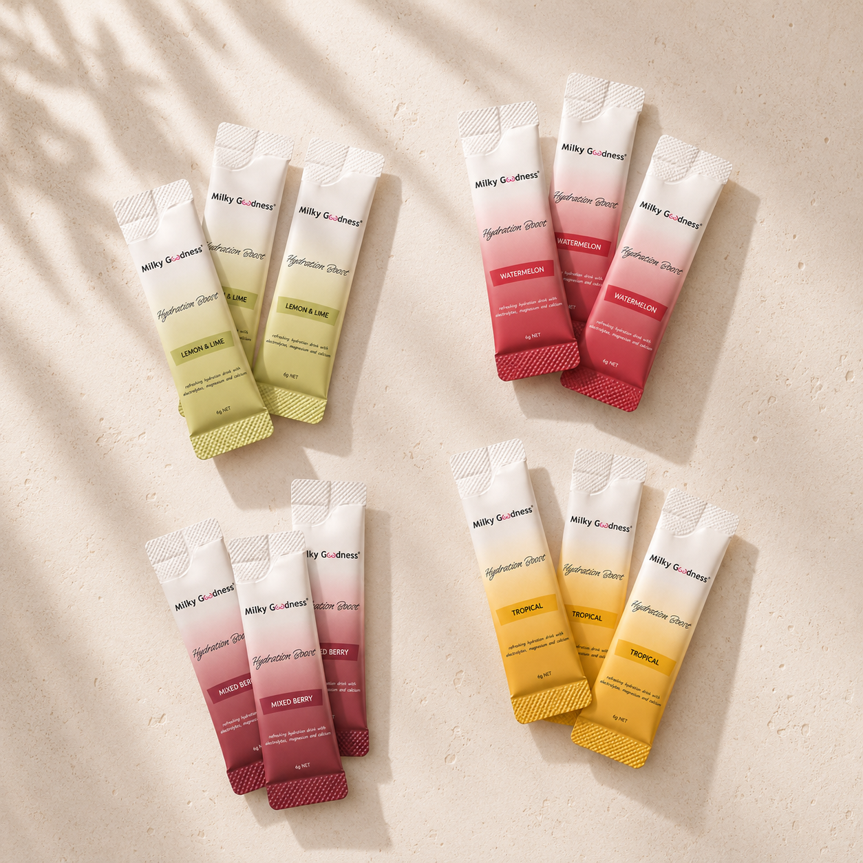 Milky Goodness Hydration Boost | 10 Single Serves | Watermelon