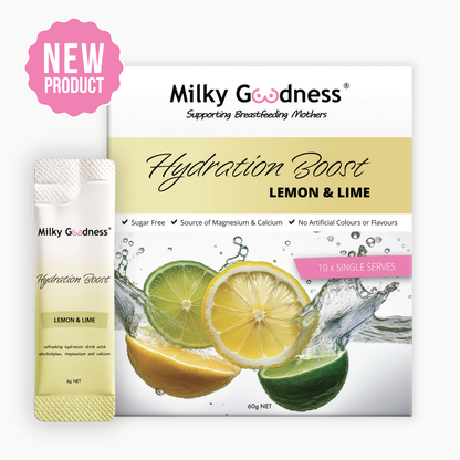Milky Goodness Hydration Boost | 10 Single Serves | Lemon Lime
