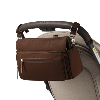 OiOi Multitasker Pram Caddy 2.0 Chocolate Nylon