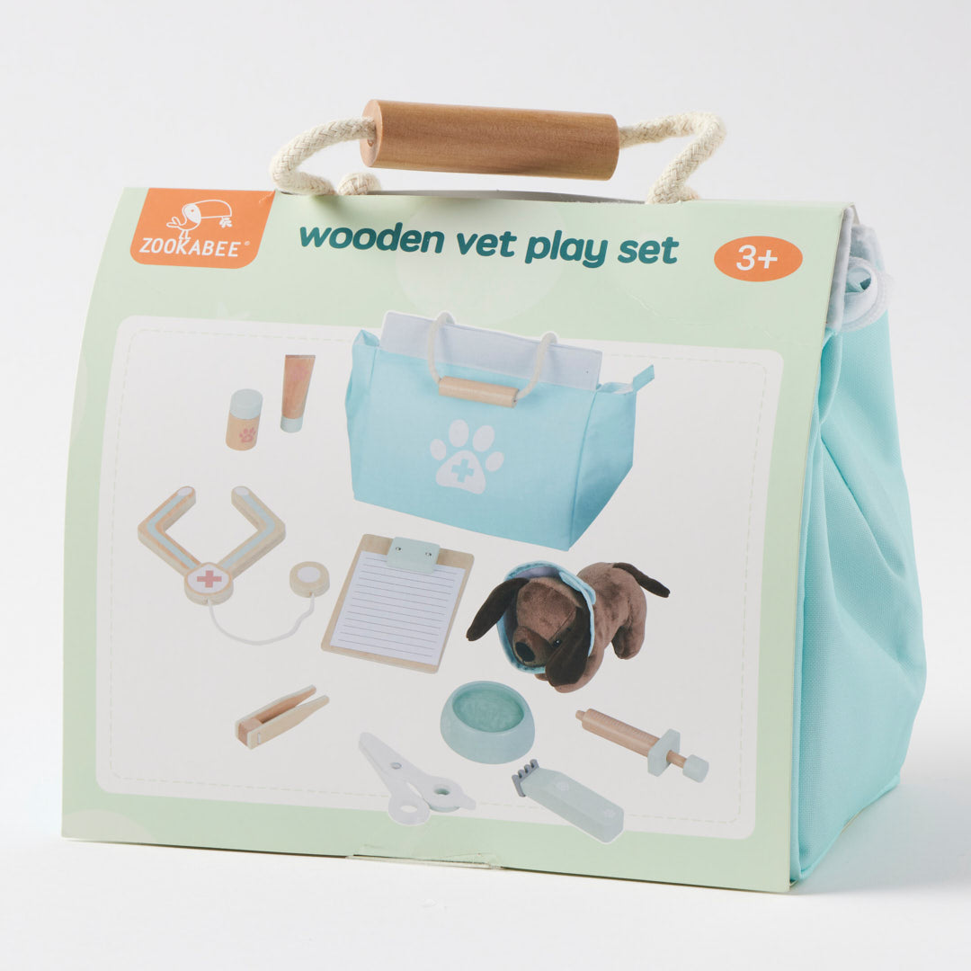 Vet play set packaging