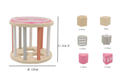 Calm and Breezy Rolling Shape Sorter Pink alt view 2