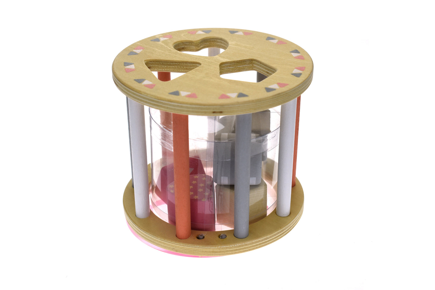 Calm and Breezy Rolling Shape Sorter Pink alt view 1