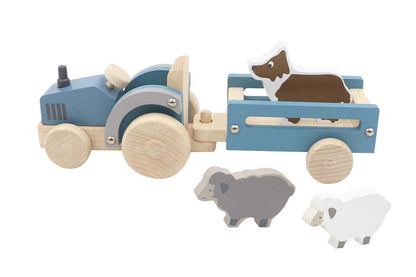 Kaper Kidz - Wooden Tractor with Sheep Dog
