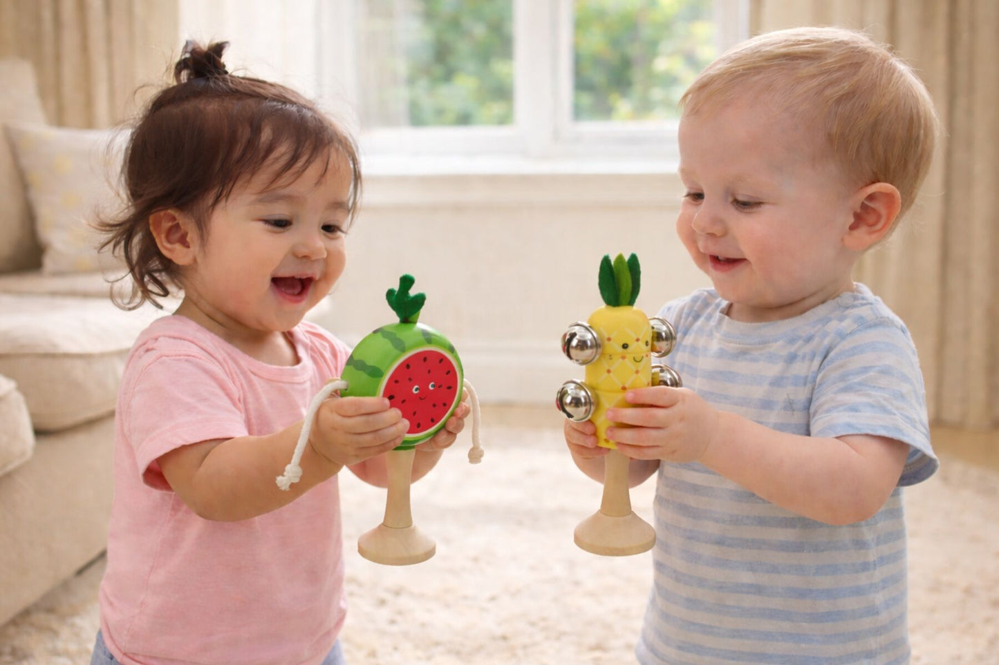 Wooden Fruit Musical Set alt view 4