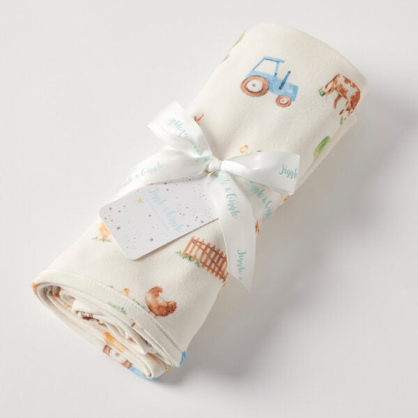 Jiggle & Giggle - Barnyard Jersey Wrap