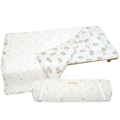 Living Textiles -  Organic Nap Mat - Cuddly Bears