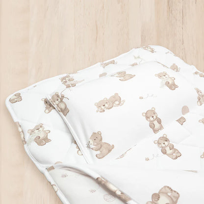 Living Textiles -  Organic Nap Mat - Cuddly Bears