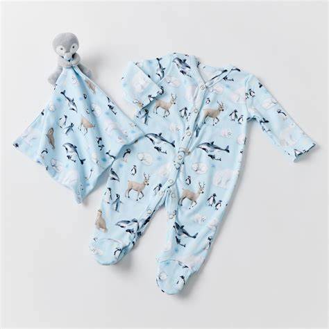 Romper and Comforter Gift Set - Jiggle and Giggle