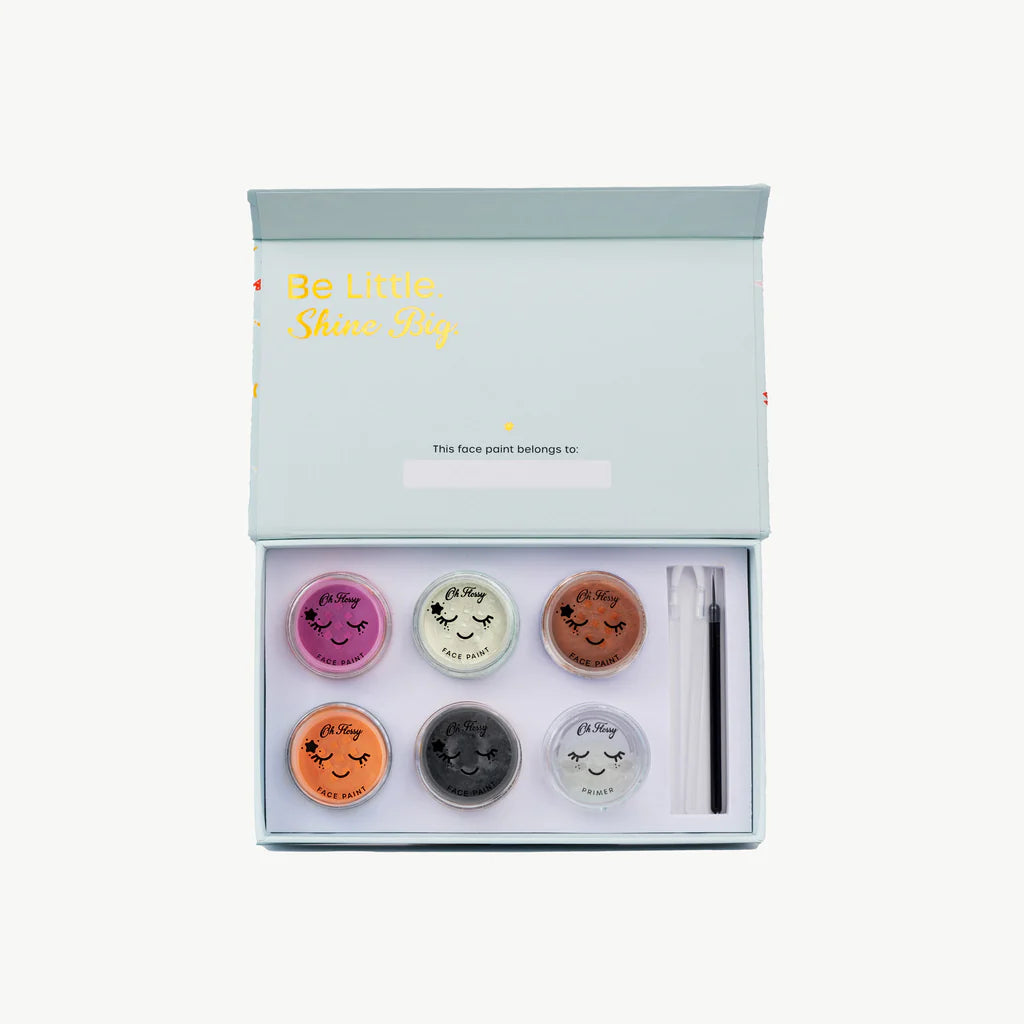 Oh Flossy - Wild Wonders Face Paint Set - Light Blue