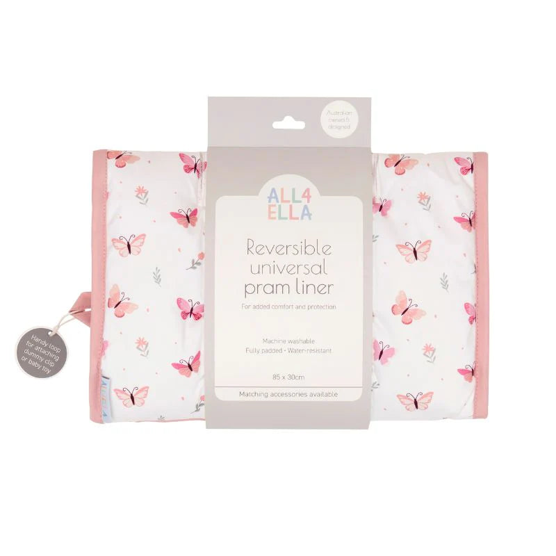 All4Ella - Pram Liner - Sweet Butterfly