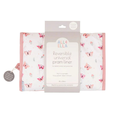 All4Ella - Pram Liner - Sweet Butterfly