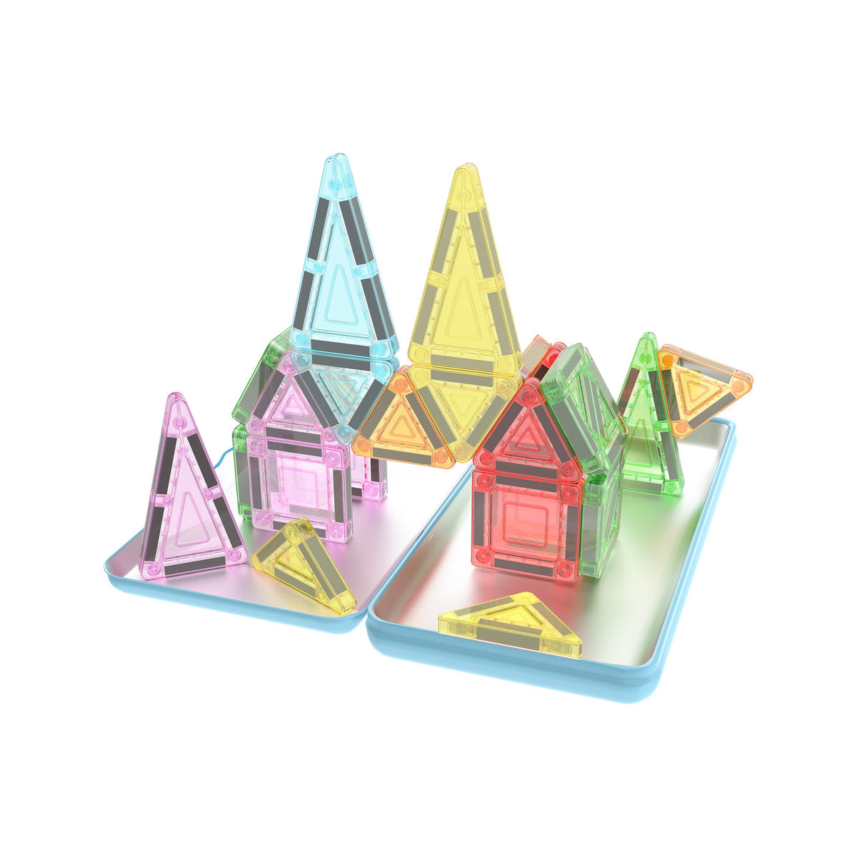 PicassoTiles Nano Tiles Metal Box 30pc