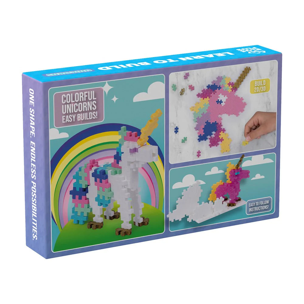 PLUS-PLUS - LEARN TO BUILD - UNICORNS