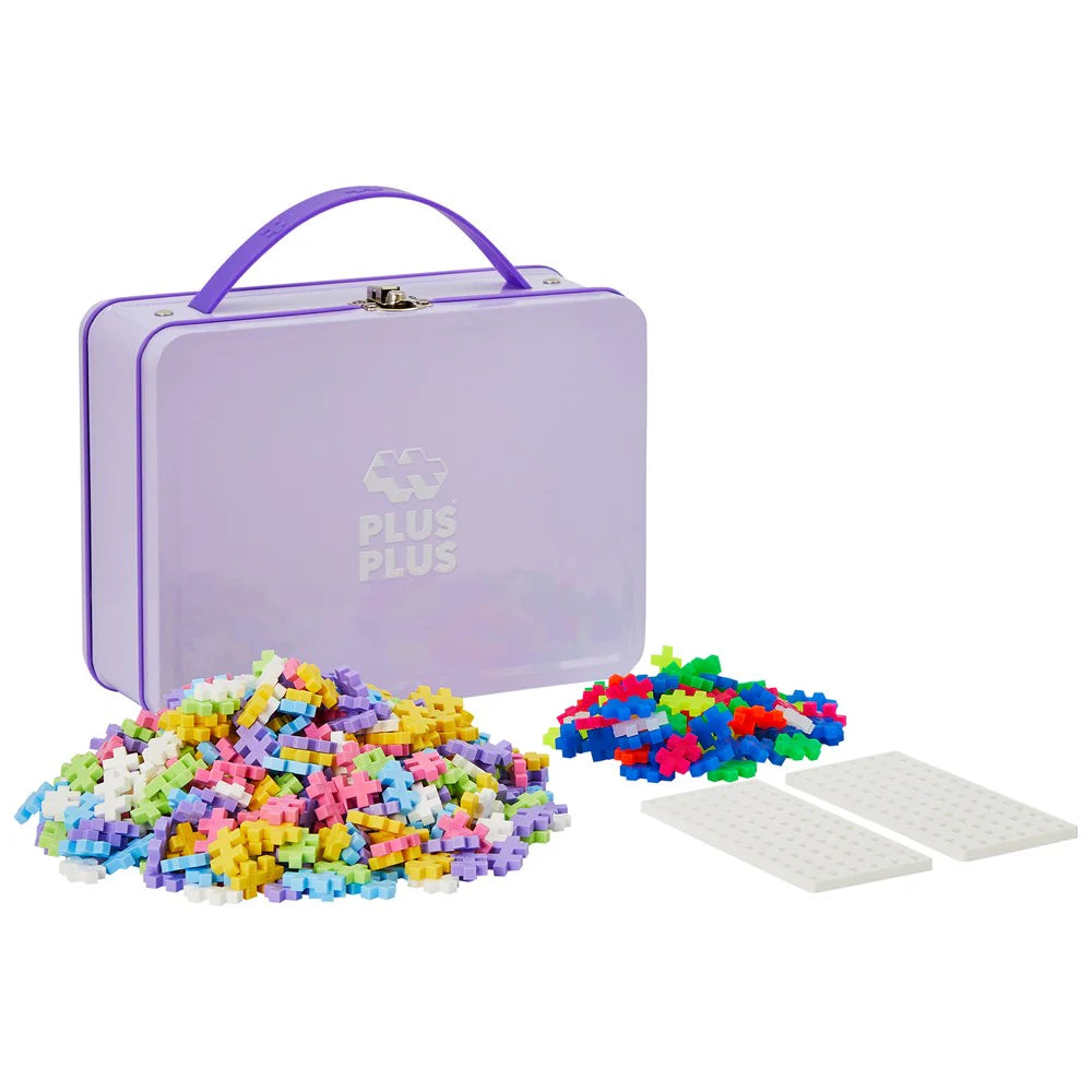 PLUS-PLUS - SUITCASE PASTEL METAL - 600 PCS