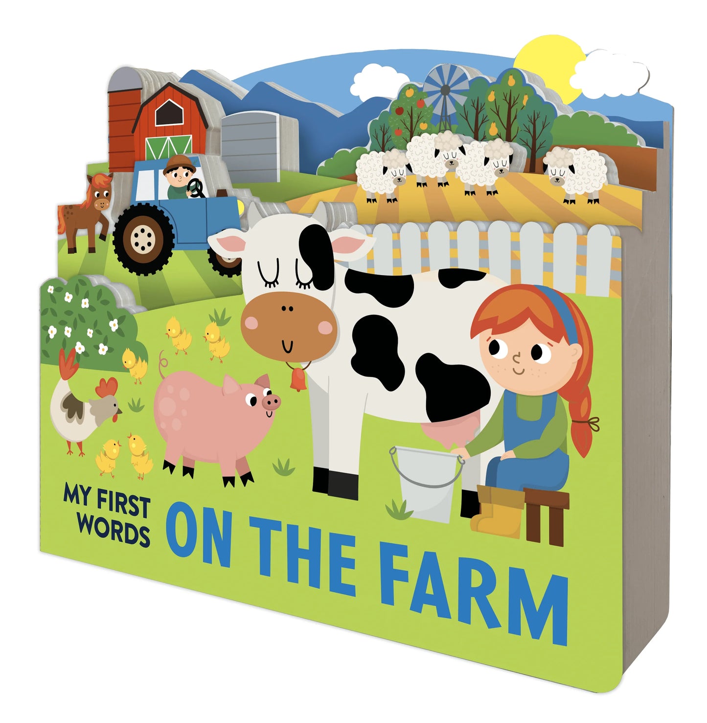 Lake Press - Chunky Scenes Board Book - My First Words - On the Farm